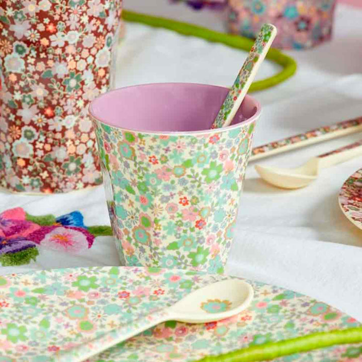 Rice - Melamin Cup Pastel Fall Floral Print