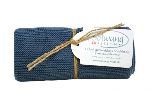Solwang Handtuch - Dunkel Rustikal Blau