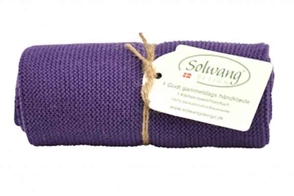 Solwang Handtuch - Dunkel lila