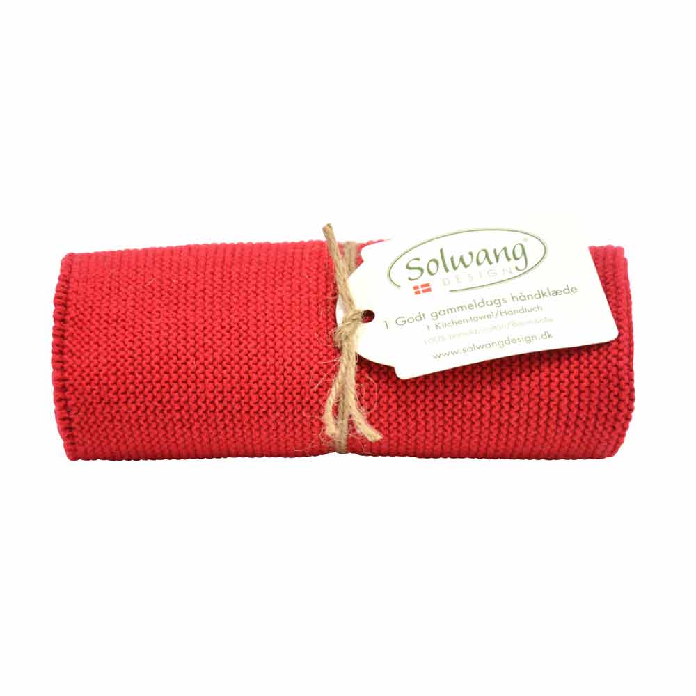 Solwang Handtuch - Warmes Rot