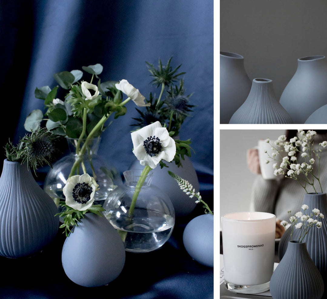 Storefactory - Ekenäs - Vase dunkelblau medium
