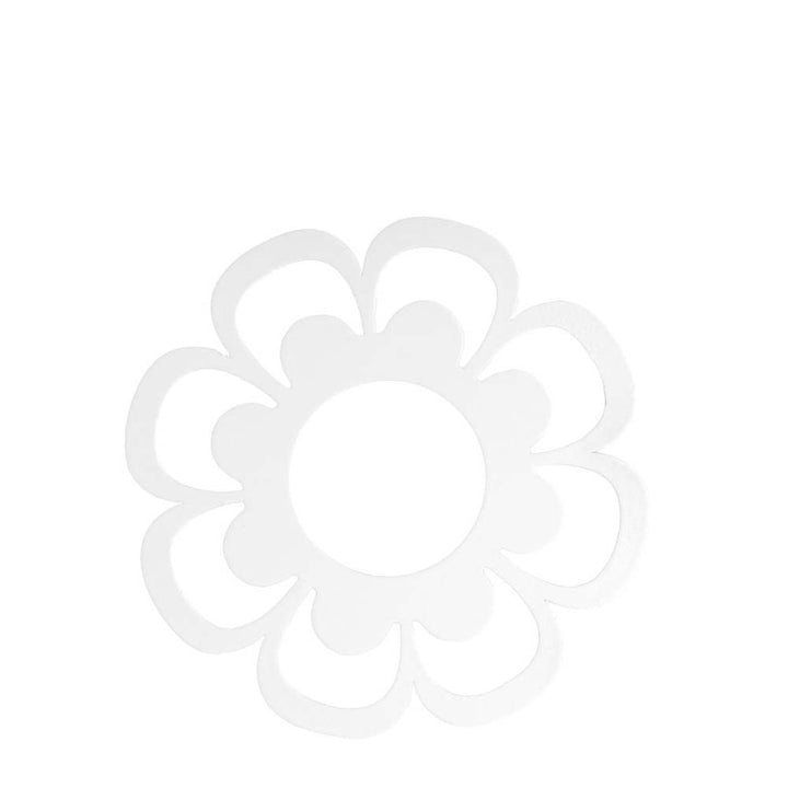 Storefactory - Ljusdala Tropfschutz Kerzenhalter Flower weiß