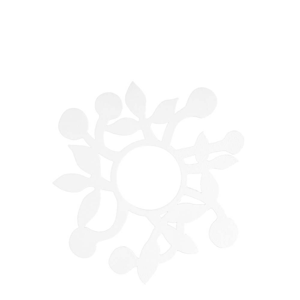 Storefactory - Ljusdala Tropfschutz Kerzenhalter Wreath weiß